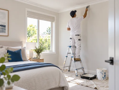 Interior wall painting and finishing for residential spaces